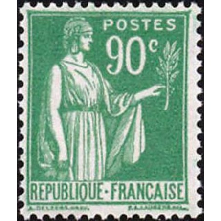 France num Yvert 367 ** MNH Paix Année 1937