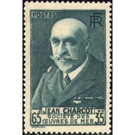 France num Yvert 377 ** MNH Charcot Année 1938