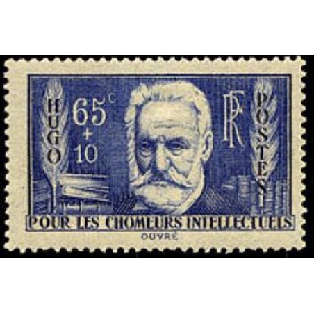 France num Yvert 383 ** MNH Victor Hugo Année 1938