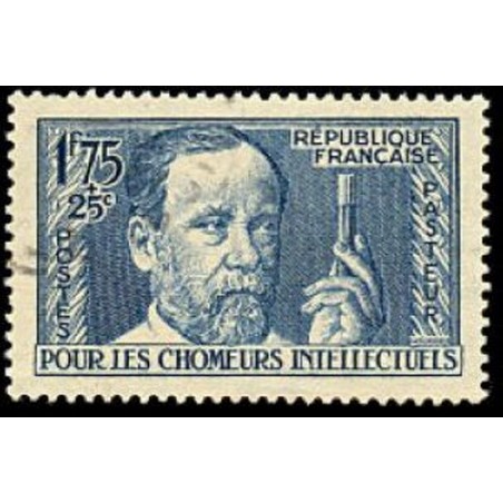 France num Yvert 385 ** MNH Louis Pasteur  Année 1938