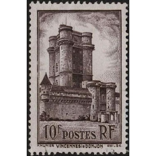 France num Yvert 393 ** MNH Vincennes  château Année 1938