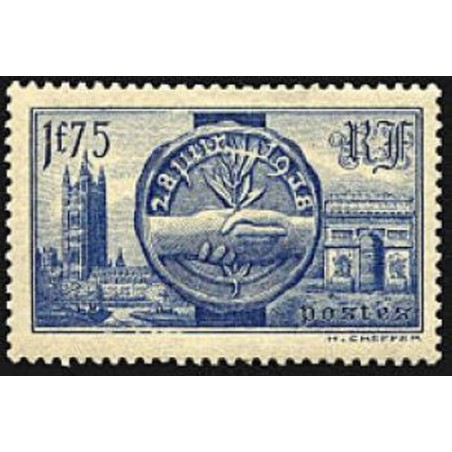 France num Yvert 400 ** MNH Arc de triomphe Année 1938