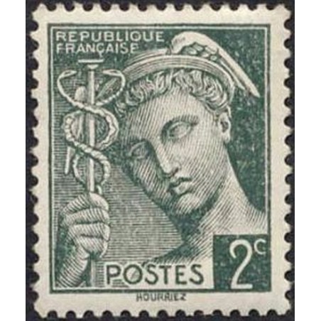 France num Yvert 405 ** MNH Mercure Année 1938