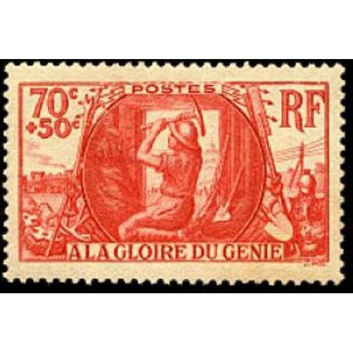 France num Yvert 423 ** MNH genie militaire Année 1939