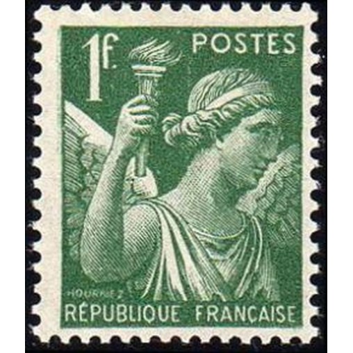 France num Yvert 432 ** MNH Iris Année 1939