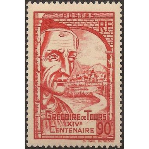 France num Yvert 442 ** MNH De Tours clermont Année 1939