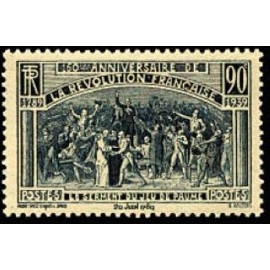 France num Yvert 444 ** MNH revolution française Année 1939