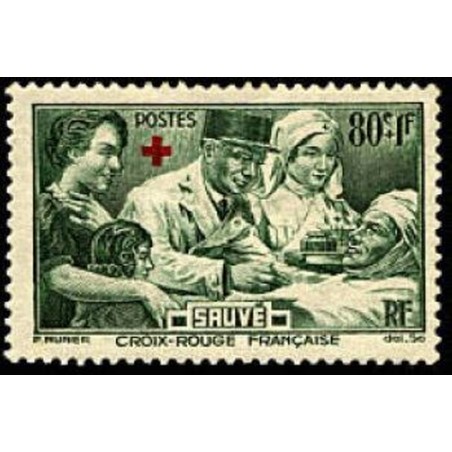 France num Yvert 459 ** MNH Croix rouge Année 1940
