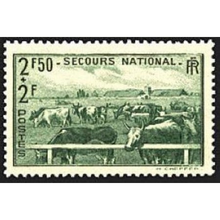 France num Yvert 469 ** MNH Elevage Vache Année 1940