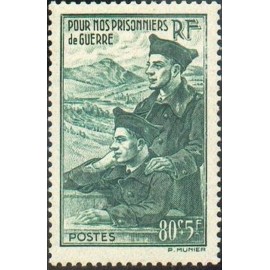 France num Yvert 474 ** MNH Prisonniers  Année 1941