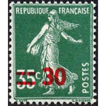 France num Yvert 476 ** MNH surchargé Semeuse Année 1941