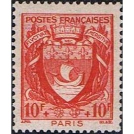 France num Yvert 537 ** MNH Armoirie Paris Année 1941