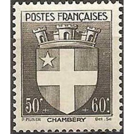 France num Yvert 553 ** MNH Armoiries  Chambery Année 1942