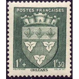 France num Yvert 556 ** MNH Armoiries  Orleans Année 1942