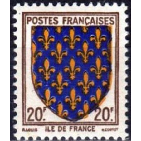 France num Yvert 575 ** MNH Armoiries Ile de France Année 1943