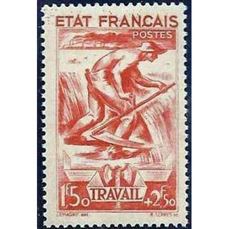 France num Yvert 577 ** MNH  Année 1943