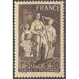 France num Yvert 585 ** MNH Enfant Année 1943