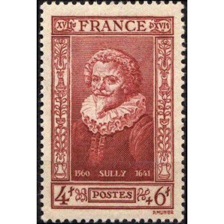 France num Yvert 591 ** MNH duc de Sully Année 1943